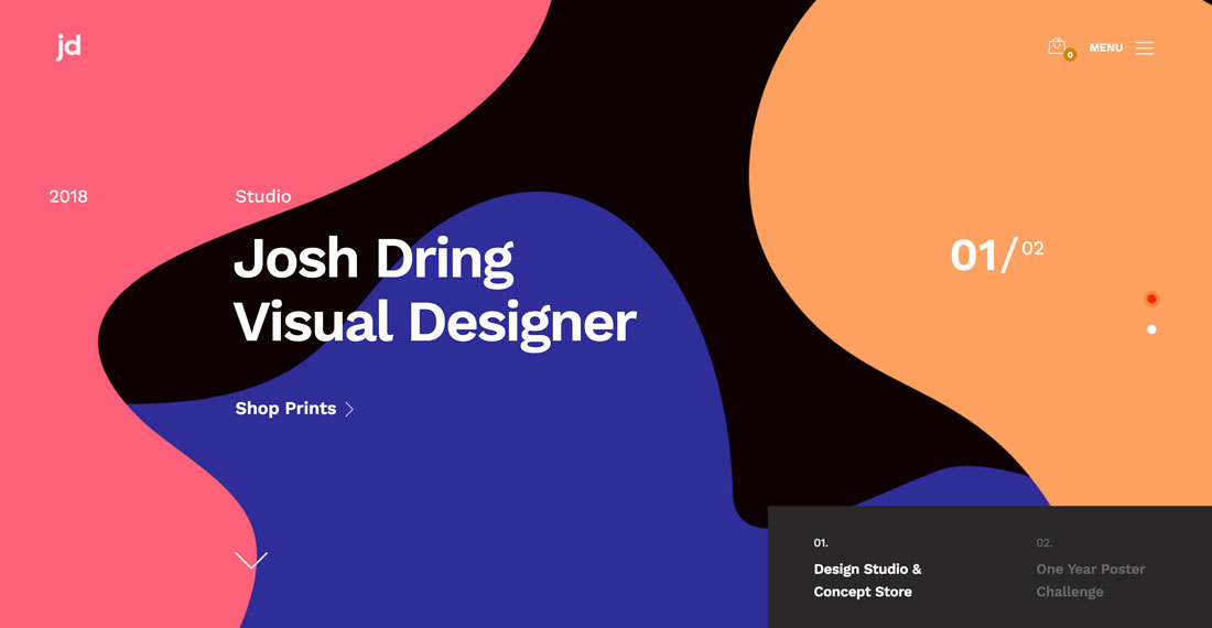 如何巧用气泡、斑点和流体元素,让网页不再单调死板?