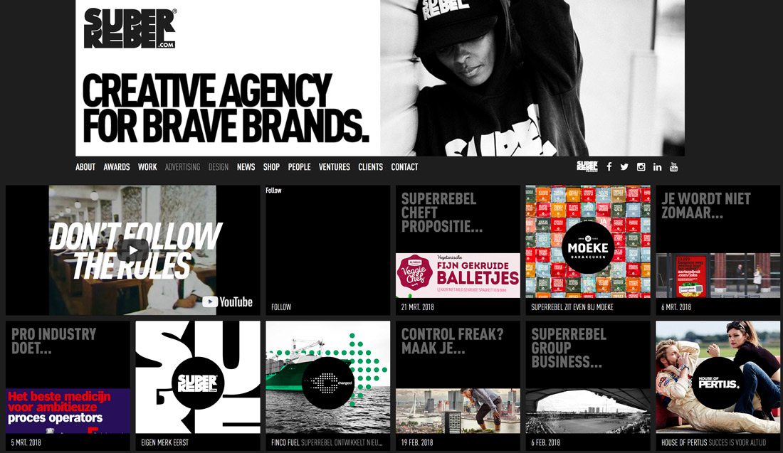 氛围独特情绪深沉的深色系网站,设计上有什么讲究?